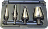 4-PC Unibit Step Drill Sets