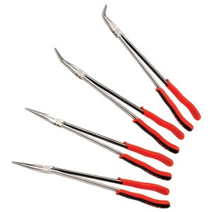 4 Pc 16" Long Reach Plier Set