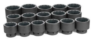 1" Drive 16 Piece Fractional