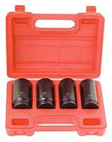 4 Piece Spindle Nut Socket Set