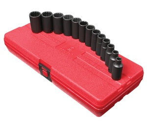 3/8" Dr. 13pc 12pt Metric