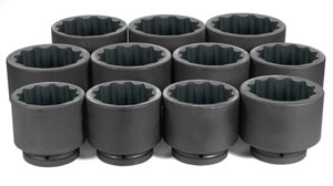 1" Drive 11 Piece Metric Set