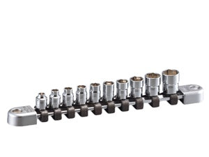 10 Piece 1/4" Drive SAE 6 Pt