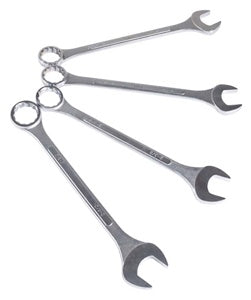4 Piece Jumbo SAE Wrench Set