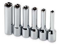 6 Piece Deep Female Torx