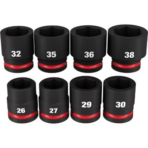 8 Piece Shallow 3/4" Metric