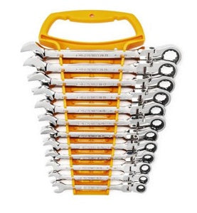 12 Piece Metric Flex Head