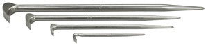 4 Pc Rolling Head Pry Bar Set