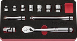 11 Piece 3/8" Drive SAE 6 Pt