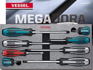 Vessel Tools MEGADORA ImpA Assorted SD 8pc set in EVA