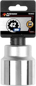 3/4" Dr 42mm 12pt Socket