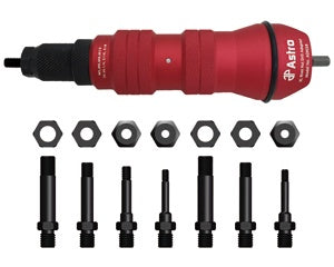 Astro Pneumatic XL Rivet Nut Drill Adapter Kit - 3/8" Capacity