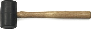 16oz Rubber Mallet -Wood