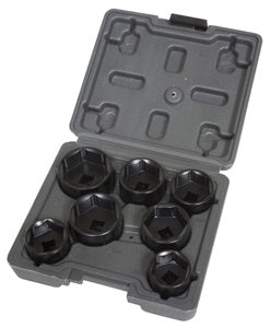 Lisle 7 Pc Low Profile Filter Socket Set