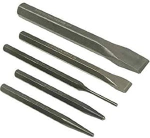 5 Piece Punch & Chisel Set