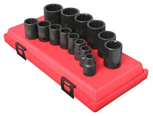 14PC 1/2DR SAE 12PT STD SET