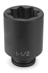 3/4" Drive x 1-1/2" 8 Point - 1
