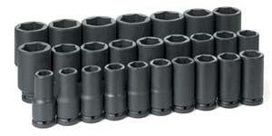 3/4" Drive 19-50mm 26 Piece - 1
