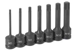 1/2" Drive 7 Piece 4" Length