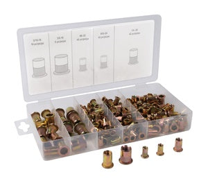 150 Piece Rivet Nut Assortment