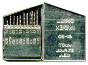 20 Piece Number Drill Bit Set