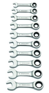 10 Piece Metric Stubby Combo - 1