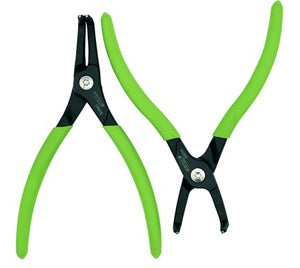 7" OAL Snap Ring Bent Pliers