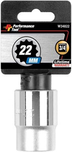 3/4" Dr 22mm 12pt Socket