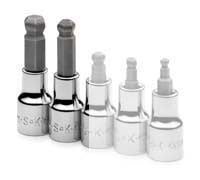 1/4" Ball Hex Bit Socket 3/8"