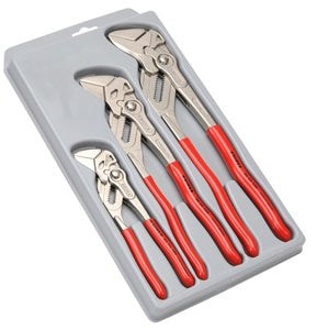 Knipex 3 Piece Smooth Jaw Plier Set