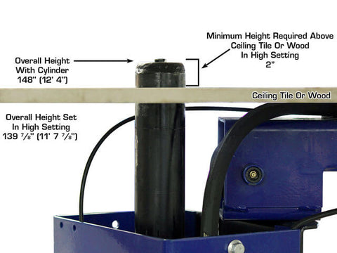 Image of Atlas Automotive Equipment Platinum PVL10 Lift w/ Extension Kit