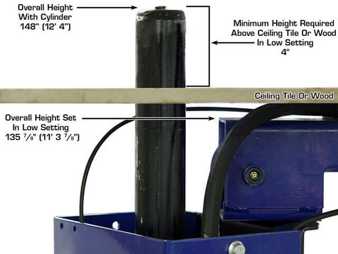 Image of Atlas Automotive Equipment Platinum PVL10 Lift w/ Extension Kit