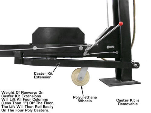 Image of Atlas PRO8000-EXT Extended Height Hobbiest 4 Post Lift