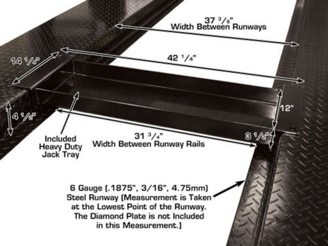 Image of Atlas PRO8000-EXT Extended Height Hobbiest 4 Post Lift