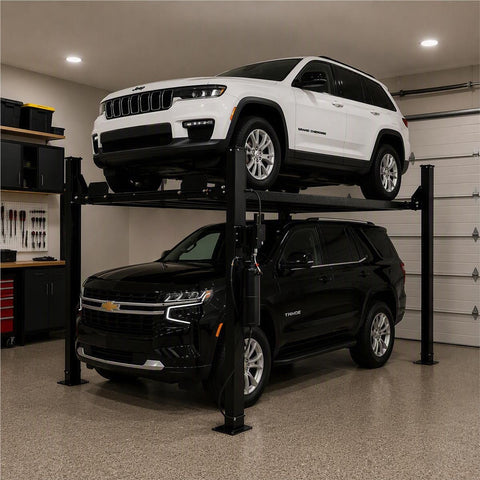 Image of Atlas PRO8000-EXT Extended Height Hobbiest 4 Post Lift
