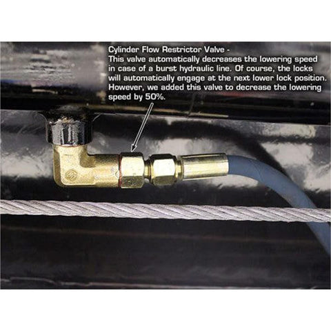 Image of Atlas Automotive Equipment Atlas Equipment PRO8000EXT 4 Post Lift + RJ35 Sliding Jacks Combo