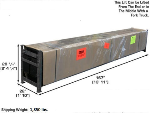 Image of Atlas PRO8000-EXT Extended Height Hobbiest 4 Post Lift