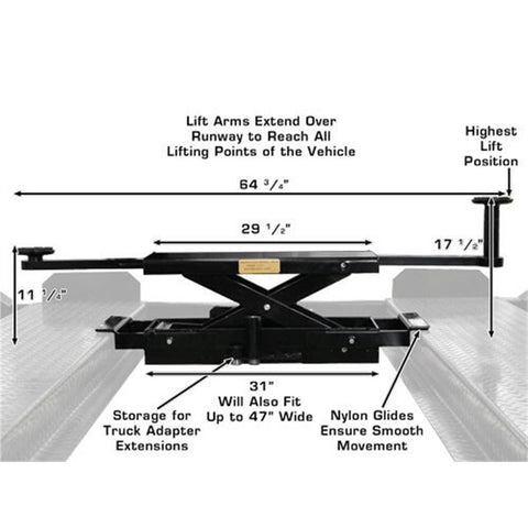 Image of Atlas PROJACK 35 3500 Pound Sliding Bridge Jack