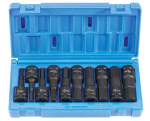 1/2" Drive 10 Piece Metric