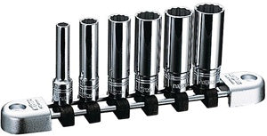 6 Piece 1/4" Drive Metric Deep