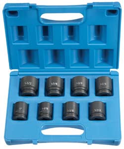 3/4" Drive 8 Piece SAE Impact