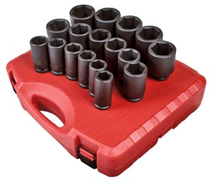 17 Piece 3/4 Drive SAE Deep