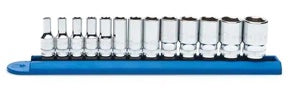 GearWrench 13 Piece 1/4" Drive Metric Mid Length Socket Set