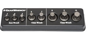 8 Pc. Metric Hex Ratcheting