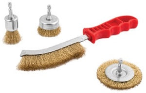 4 Piece Crimped Wire Brush