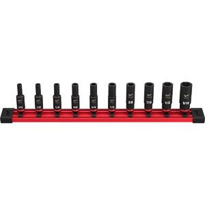 10 Piece Deep 1/4" Drive SAE