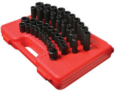SUNEX 1/2" Drive 39 Piece SAE Deep Impact Socket Set