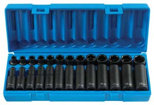 Grey Pneumatic 3/8"Dr 26pc Std & Deep Metric Master Set