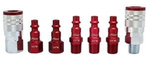 7 Piece M-Style 1/4" NPT Red