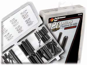 120 Piece Roll Pin Assortment